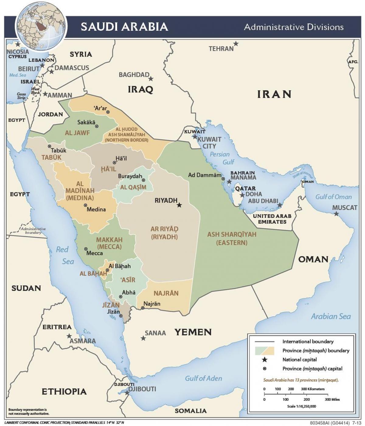 qassim l'Arabie Saoudite carte
