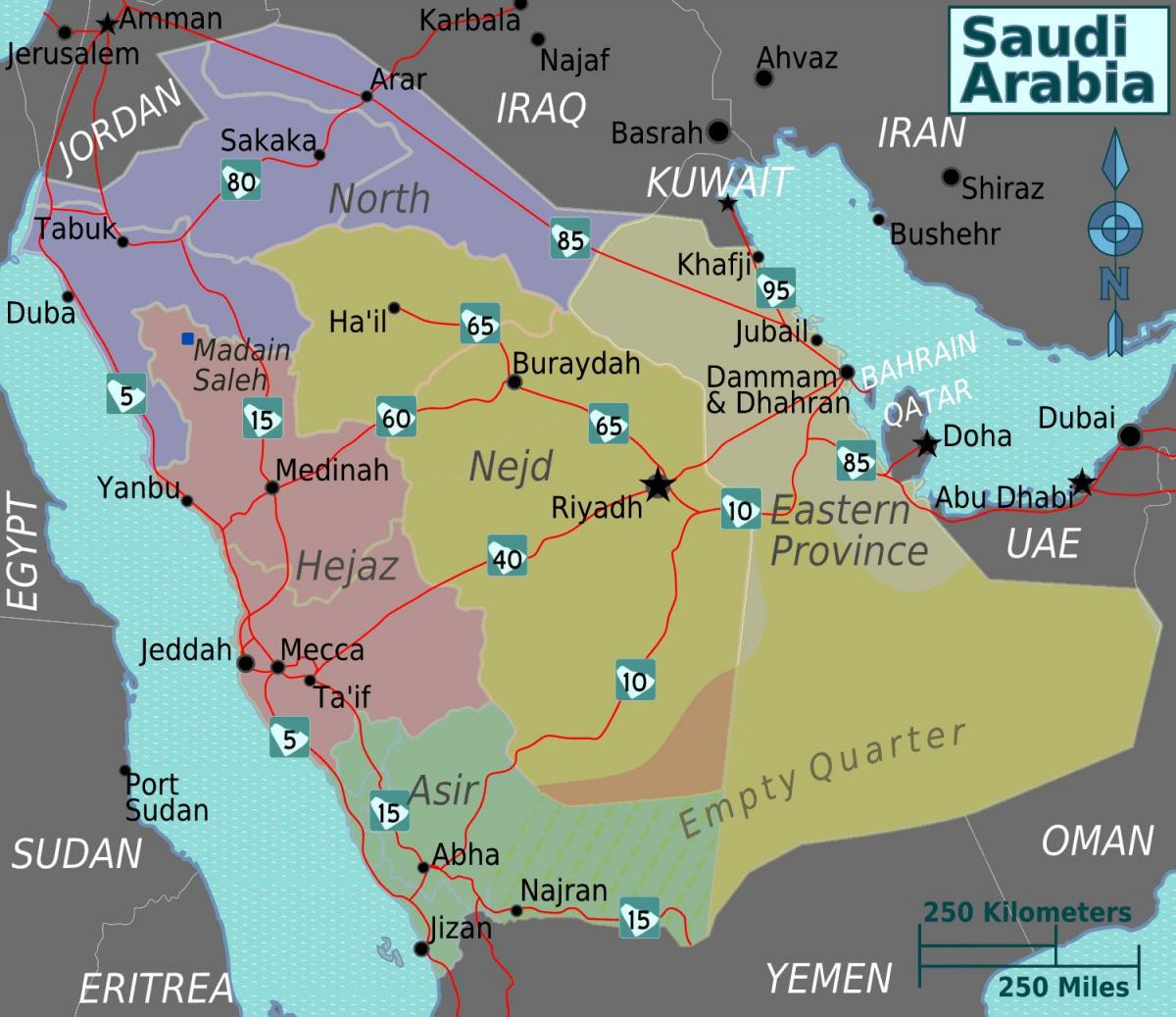 Carte de turaif Arabie Saoudite