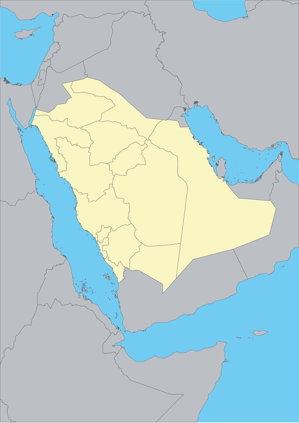 KSA carte de vecteur