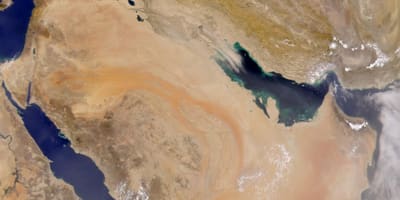 Carte de l'Arabie Saoudite par satellite